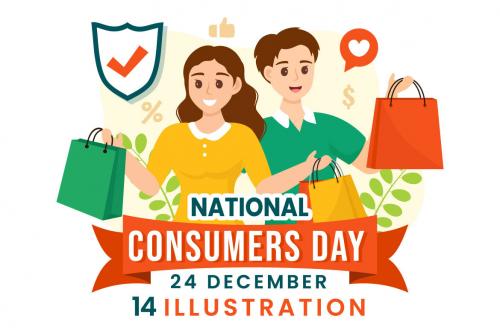 Deeezy - 14 National Consumer Day Illustration