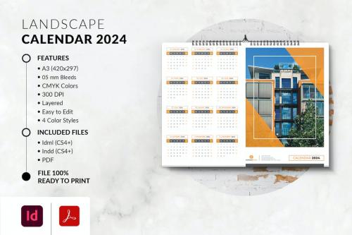 Landscape Calendar 2024