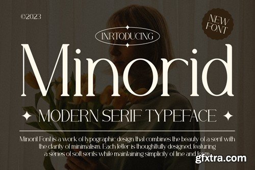 Minorid - A Modern Serif Font W3W825P