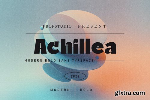 Achillea - Modern Sans Bold Typeface GQ4MSXH
