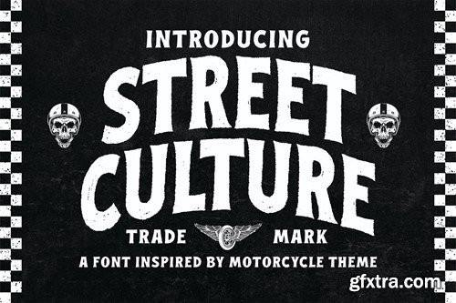 Street Culture a Rustic Serif Font SFP3GYD