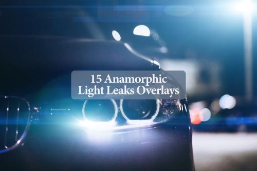 15 Cinematic Light Leaks Overlays