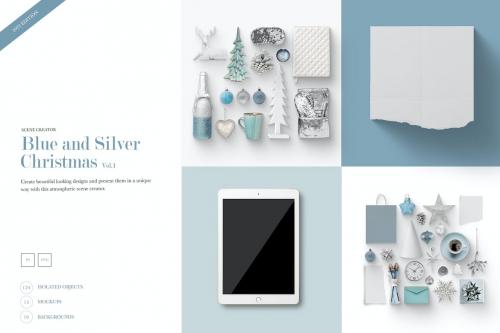 06_Blue and Silver Christmas Edition Custom Scene