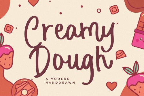 Creamy Dough Handwriting Font