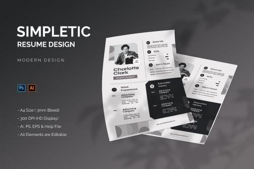 Simpletic - Resume Template