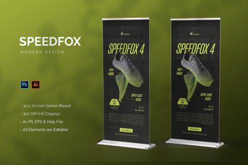 Speedfox - Roll Up Banner