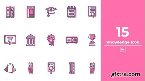 Videohive Knowledge Icon After Effects 50017745