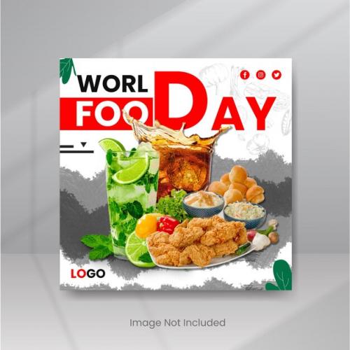 Safety Food Day Social Media Post Design Template
