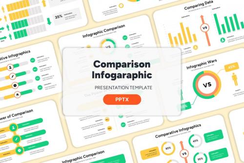 Comparison Infographic - Powerpoint Templates