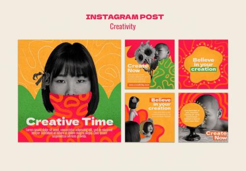 Instagram Posts Collection For Creativity Event