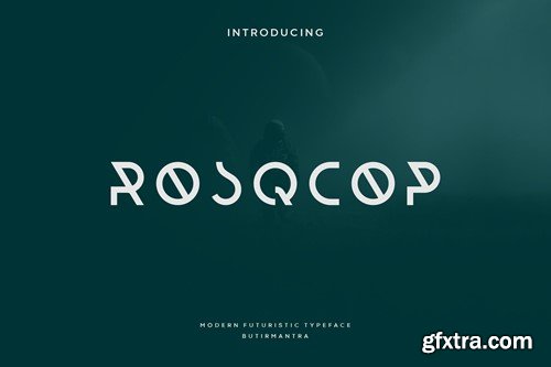 Rosqcop - Futuristic Cyber Font MVQMB7J
