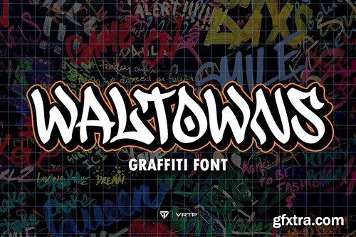 Waltowns - Graffiti Font LJ3RL43