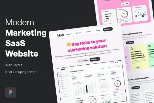 Modern Marketing SaaS Website