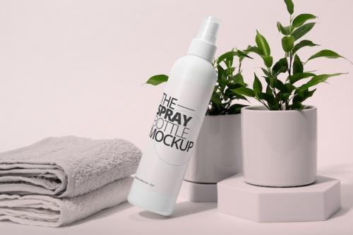 Spray Bottle Mockup Design