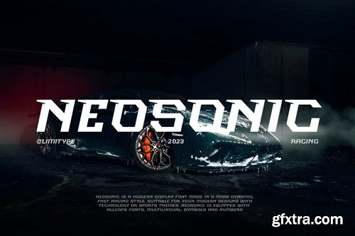 Neosonic - Futuristic Font 7BRA3HF
