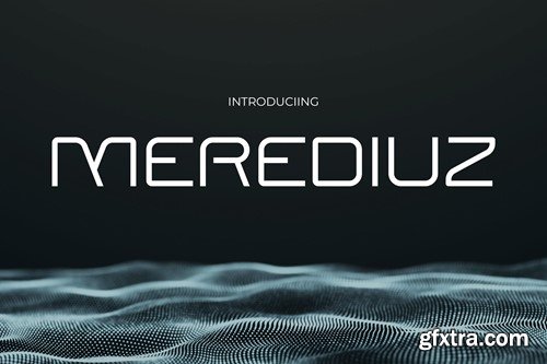 Merediuz - Modern Futuristic Font 3KDSS3K