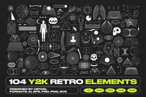 Y2K Retro Elements Pack