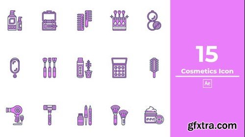 Videohive Cosmetics Icon After Effects 50084936