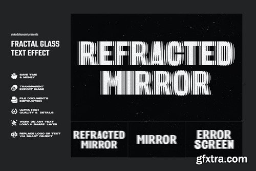 Refraction Glass Text Effect NLTKDCQ