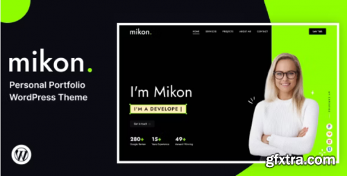 Themeforest Mikon - Personal Portfolio WordPress Theme 48718541