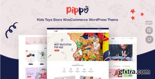 Themeforest Pippo - Kids Toys Store WooCommerce WordPress Theme Version 1.0.2 48964769