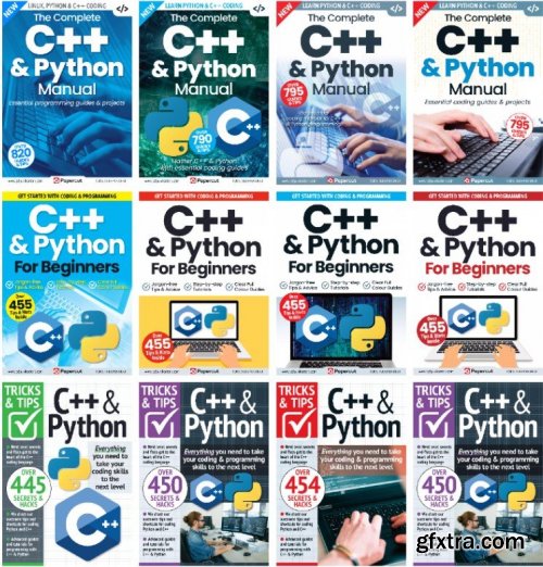 C++ & Python The Complete Manual, Tricks And Tips, For Beginners - 2023 Full Year Issues Collection