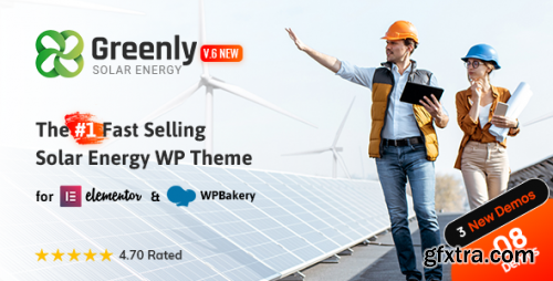 Themeforest - Greenly - Ecology & Solar Energy WordPress Theme 23183002 v 6.4 - Nulled