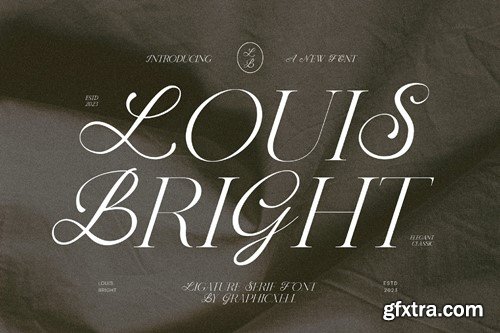 Louis Bright Elegant & Premium Serif Font WP3SGH6