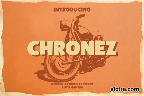 Chronez - Modern Artdeco Font GHPB9Y9