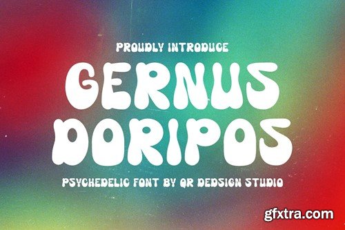 Gernus Doripos - Psychedelic Font NBP8YPS