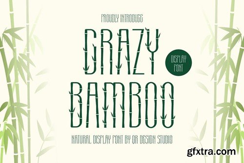 Crazy Bamboo - Nature Font F6WUBHD