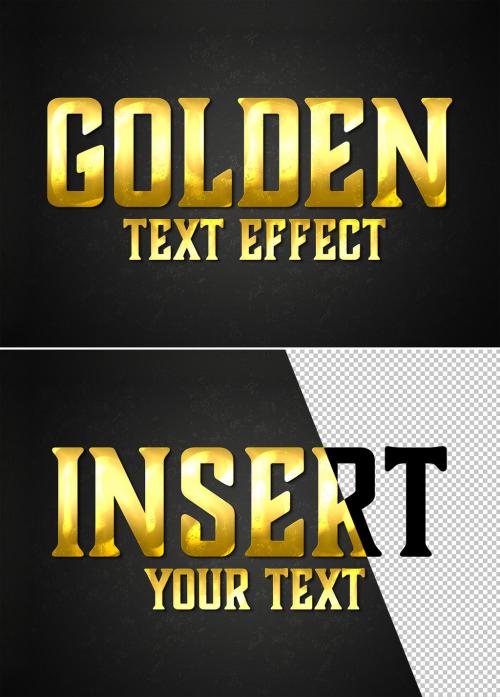 Adobe Stock - Gold Style Text Effect Mockup - 333526896