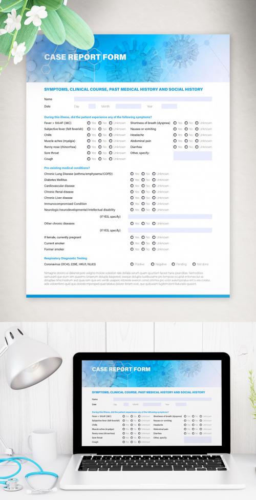Adobe Stock - Interactive Medical Form Layout - 333538167