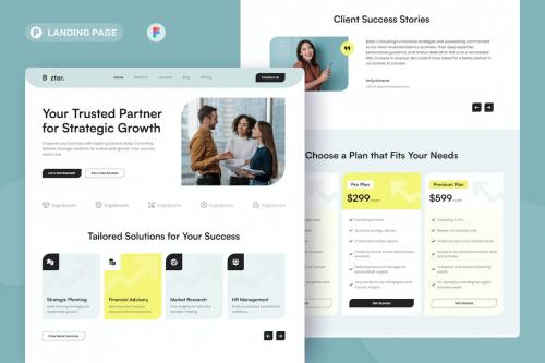 Business Consulting Landing Page