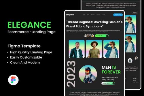 Elegance - Ecommerce Landing Page