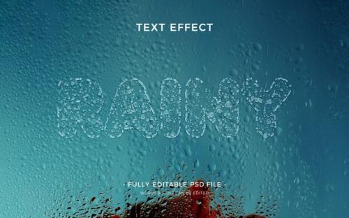 Weather Text Effect