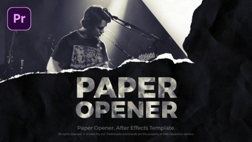Videohive - Paper Opener - Music Opener - 50030104