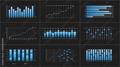 Adobe Stock - Infographic Charts - 338509904