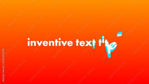 Adobe Stock - Inventive Text Titles - 339274543
