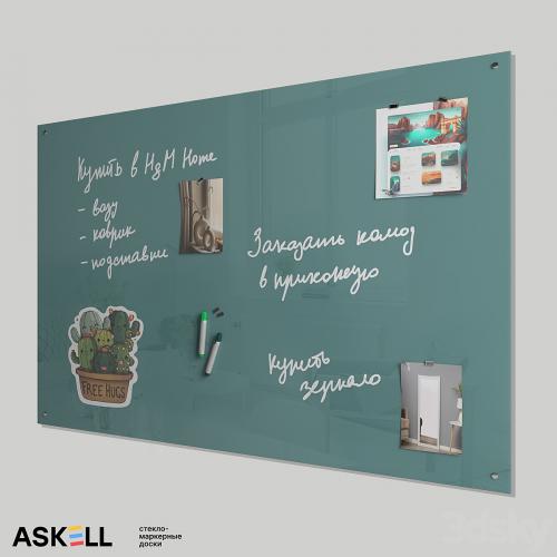 Magnetic whiteboard for office 
