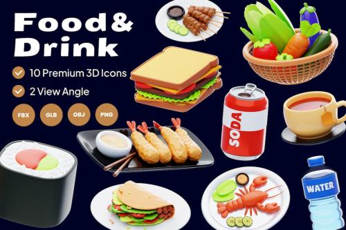 Food & Drink 3D Icon