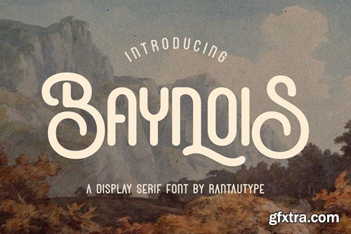 Baynois Vintage Monoline Font 9EZSGLU
