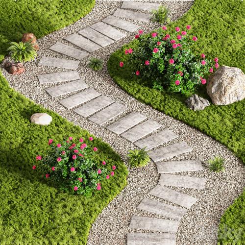 Stepping Stone Designs Decorative Floor Grass 02