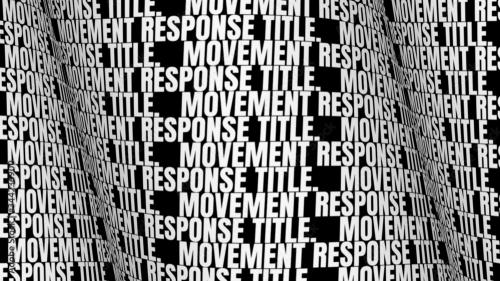 Adobe Stock - Scrolling Words Movement Response Title - 344236900
