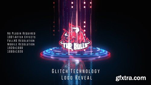 Videohive Glitch Technology Logo Reveal 50129887