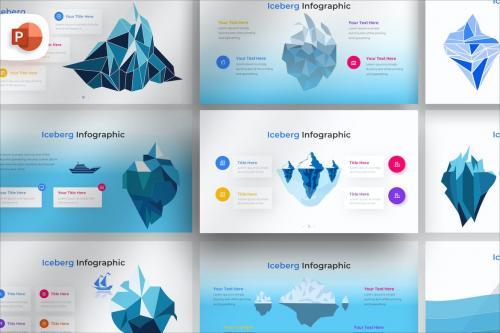 Iceberg PowerPoint Infographic Template