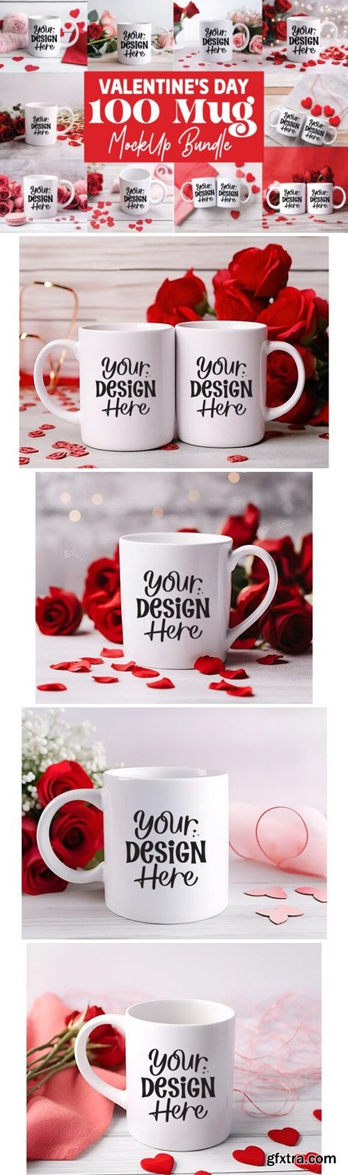 Valentine\'s Day Mug Mockup Bundle 85849629