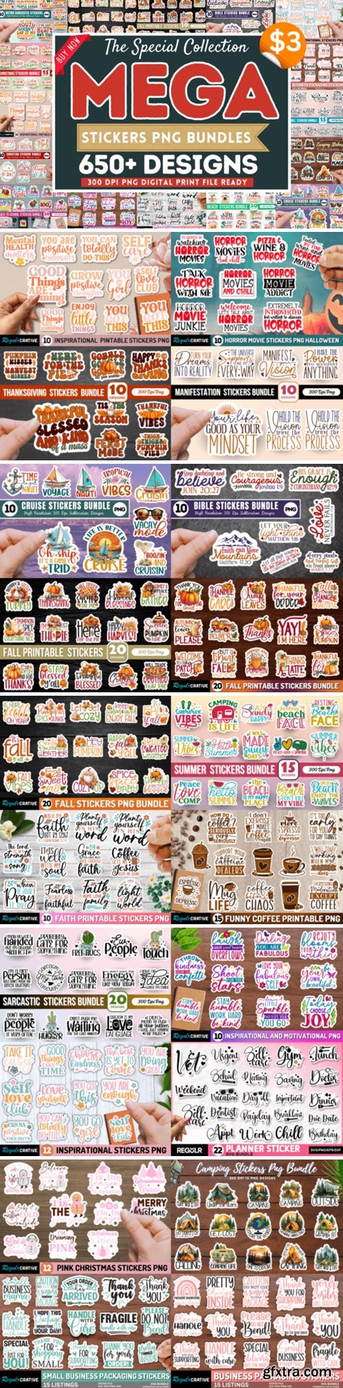 The Special Mega Stickers PNG Bundle 78337267