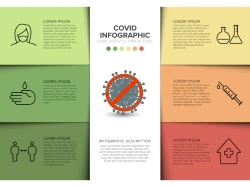 Adobe Stock - Covid-19 Green Red Preventions Infographic - 344910438