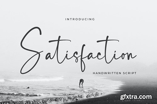 Satisfaction - Handwritten Script NNLSQ7N